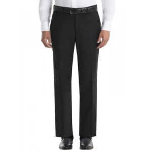 Lauren Ralph Lauren Solid Black Wool Straight Suit Separate Pants 