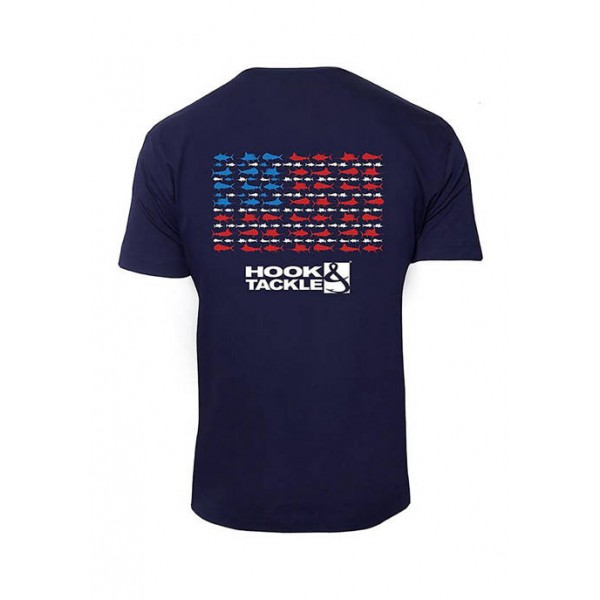 Hook & Tackle Men's American Fish Graphic T-Shirt