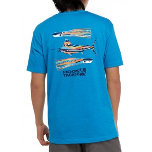 Hook & Tackle Short Sleeve Marlin Lures Graphic T-Shirt 