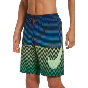 Nike® Horizon Stripe Vital 9 Inch Volley Shorts 