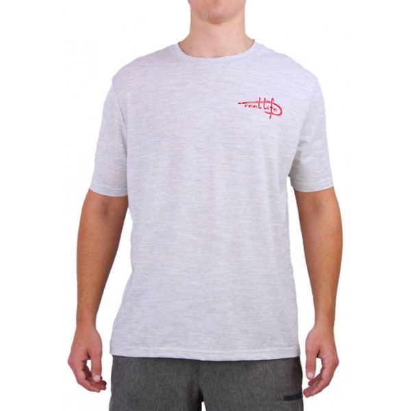 Reel Life Short Sleeve American Dog Coastal Performance T-Shirt