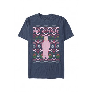 A Christmas Story A Christmas Story Pink Nightmare Ugly Sweater Graphic T-Shirt 