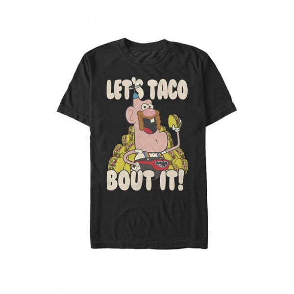 Cartoon Network Uncle Grandpa Let's Taco Bout It! Short Sleeve Graphic T-Shirt