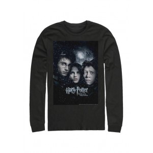 Harry Potter™ Harry Potter Azkaban All 3 Snow Poster Long Sleeve Graphic Crew T-Shirt 