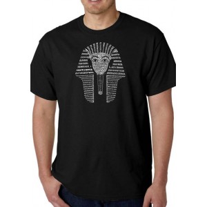 LA Pop Art Word Art Graphic T-Shirt - King Tut