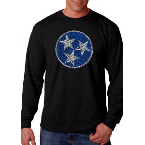 LA Pop Art Word Art Long Sleeve T-Shirt - Tennessee Tristar 
