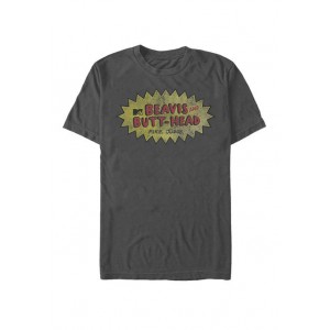 MTV Beavis and Butthead Distressed Faded Logo Short Sleeve T-Shirt 
