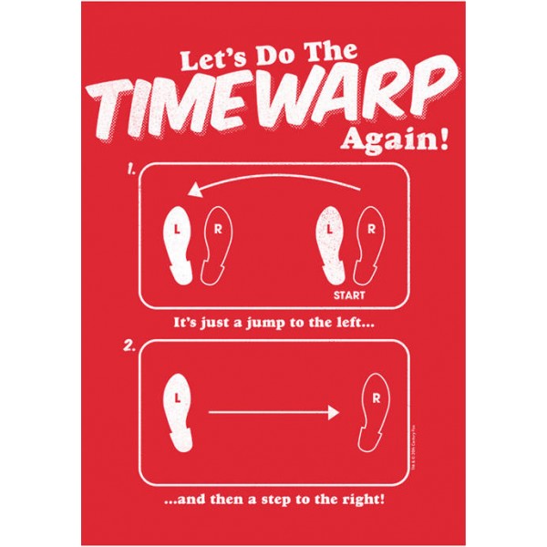 Rocky Horror Picture Show Rocky Horror Picture Show Time Warp Instructions Short Sleeve Graphic T-Shirt