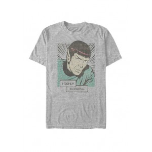 Star Trek The Original Series Spock Retro Comic Short Sleeve T-Shirt 