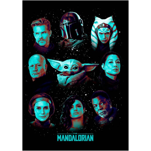 Star Wars The Mandalorian Star Wars The Mandalorian MandoMon Episode 6 Team Ups Graphic T-Shirt