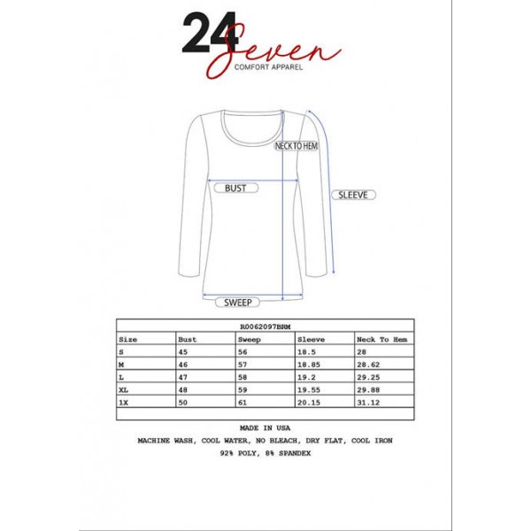 24seven Comfort Apparel Women's Animal Print Elastic Neckline Tunic Top