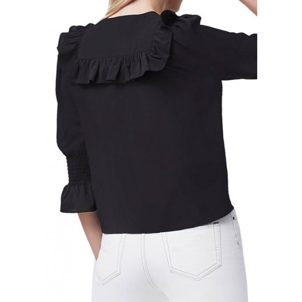 French Connection Crepe Light Ruffle Blouse
