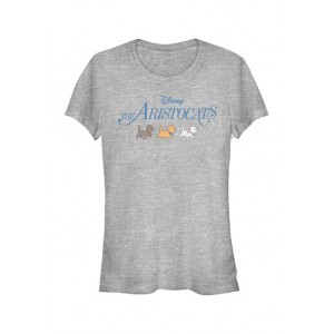 Aristocats Junior's Licensed Disney Kitten Walk Logo T-Shirt 
