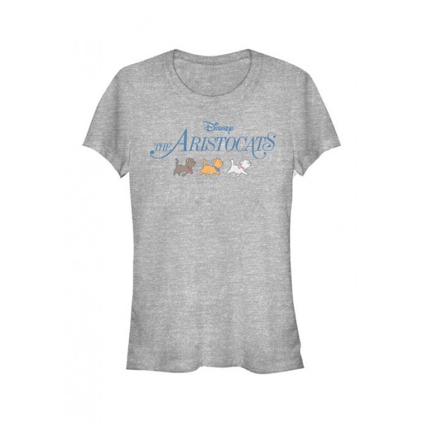 Aristocats Junior's Licensed Disney Kitten Walk Logo T-Shirt
