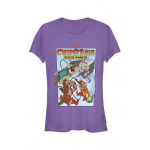 Chip & Dale Junior's Licensed Disney Rescue Rangers Cover T-Shirt 