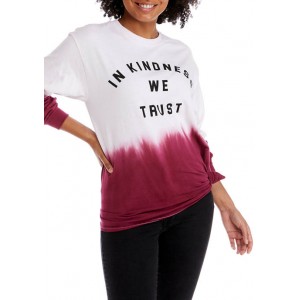 Cold Crush Junior's Long Sleeve Kindness Side Knot Top 