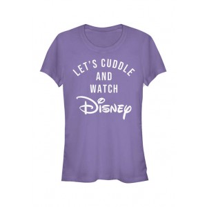 Disney Logo Junior's Licensed Disney Cuddles T-Shirt 