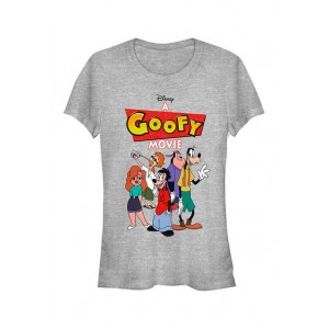 Goofy Movie Junior's Licensed Disney Logo Group T-Shirt