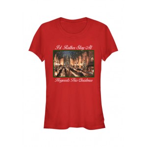 Harry Potter Junior's Holiday Hogwarts Photobox T-Shirt
