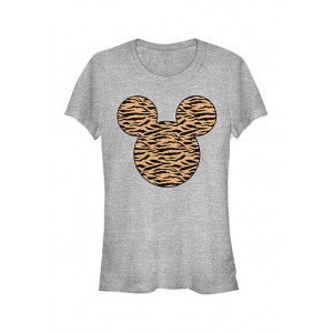 Mickey Classic Junior's Licensed Disney Mickey Tiger Fill T-Shirt 