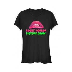 Rocky Horror Picture Show Junior's Lips And Logo T-Shirt