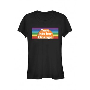 Sex Education Junior's Orange Tune Graphic T-Shirt 
