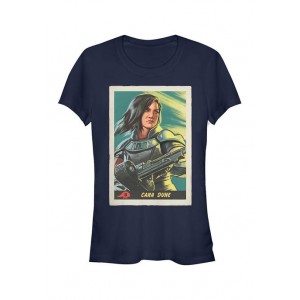 Star Wars The Mandalorian Junior's Cara Dune Poster Graphic T-Shirt 