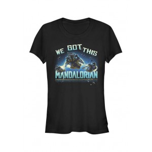 Star Wars The Mandalorian Junior's MandoMon Epi3 Follow Graphic T-Shirt 