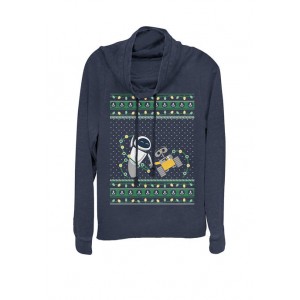 Disney® Pixar™ Wall-E Eve Ugly Christmas Sweater Cowl Neck Pullover 