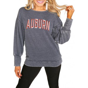 Gameday Couture NCAA Auburn Tigers Puff Sleeve Pullover 