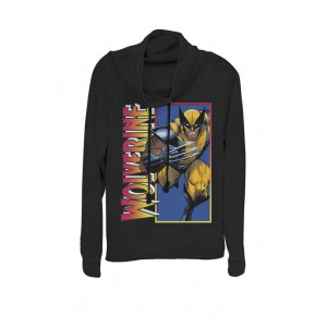 Marvel™ Classic X-Men Wolverine Claw Portrait Cowl Neck Graphic Pullover 