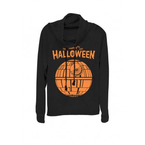 Star Wars® Death Star Happy Halloween Cowl Neck Graphic Pullover 
