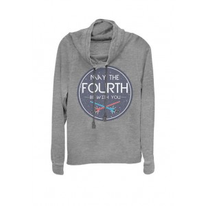 Star Wars® May The Fourth Be With You Cowl Neck Graphic Pullover