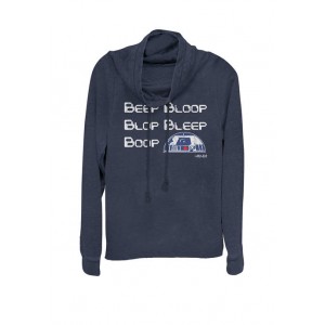Star Wars® R2-D2 Beep Boop Quote Cowl Neck Graphic Pullover 