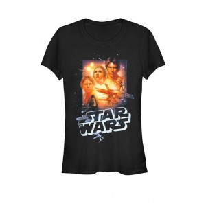 Star Wars® Vintage Group Collage Poster Short Sleeve Graphic T-Shirt 
