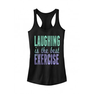 Chin-Up 	 Junior's Laugh Tank Top 