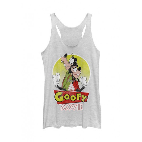 Goofy Movie Junior's Licensed Disney Goof And Son Tank Top