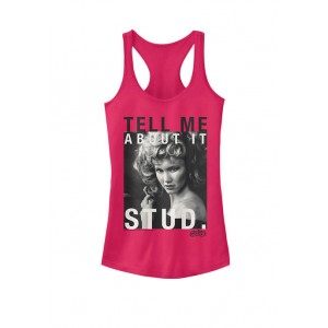Grease Sandy Tell Me About It Stud Portrait Racerback Graphic Tank 