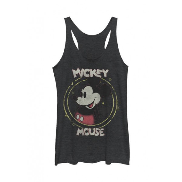Mickey Classic Junior's Licensed Disney Happy Mickey Tank Top