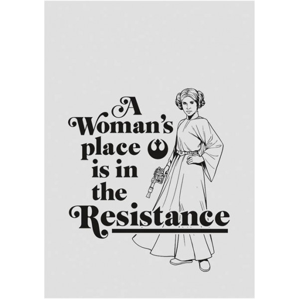 Star Wars Junior's Resist Woman2 Graphic Tank