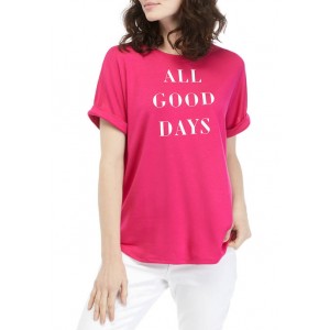 Crown & Ivy™ Women's Short Sleeve Baby Terry T-Shirt 