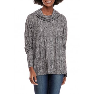 New Directions® Women's Rib Knit Cowl Neck Sweater 