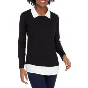 Kim Rogers® Women's 2Fer Sweater 