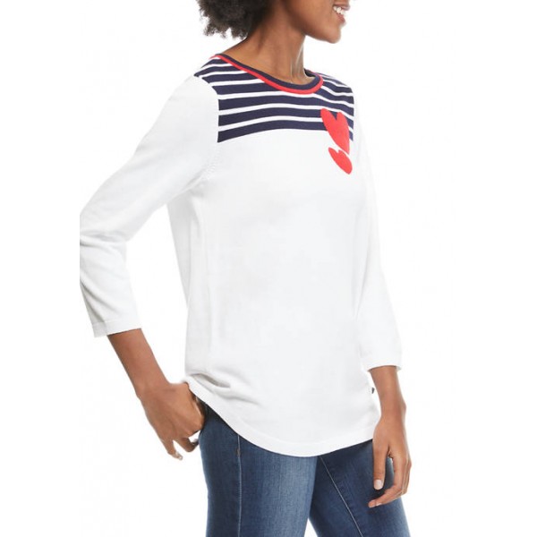 Kim Rogers® Women's 3/4 Sleeve Sweater