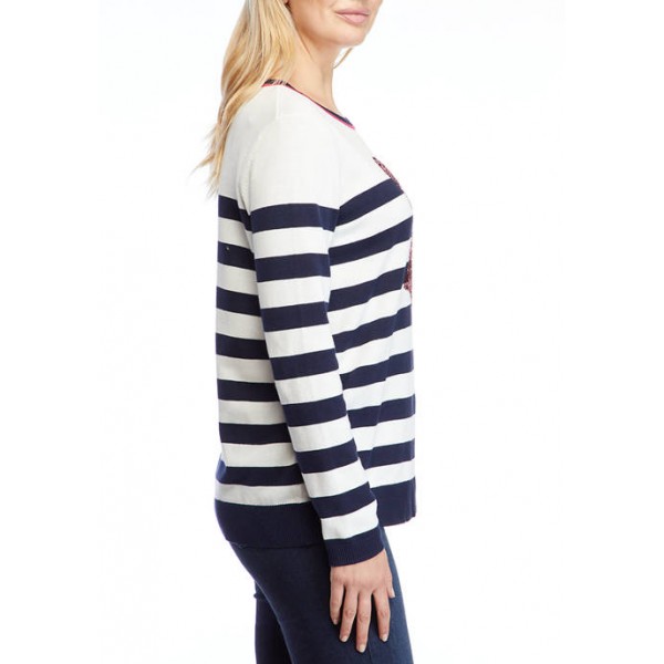 Kim Rogers® Women's Intarsia Sweater