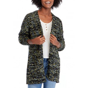 New Directions® Women's Shawl Collar Marled Yarn Cardigan 