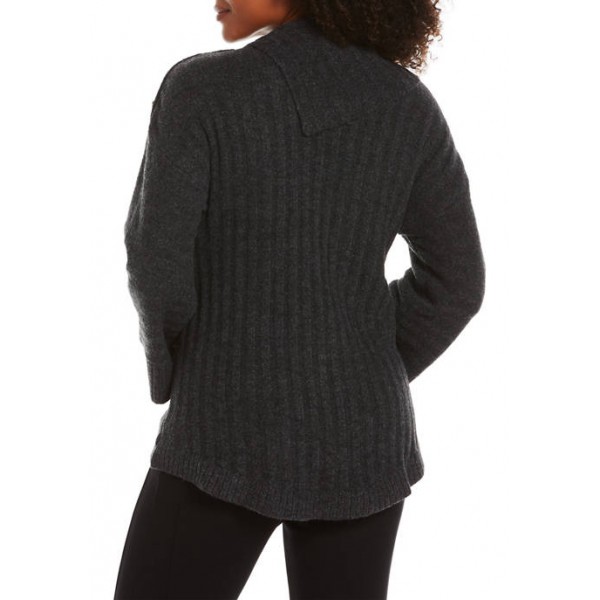 Rafaella Women's Split Drape Neck Sweater