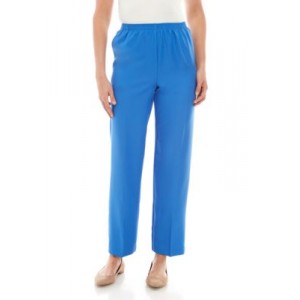 Alfred Dunner Classic Color Poly Pants - Short 