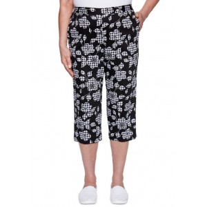 Alfred Dunner Women's Checkmate Capris 
