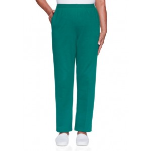 Alfred Dunner Women's Classics French Terry Medium Pants 